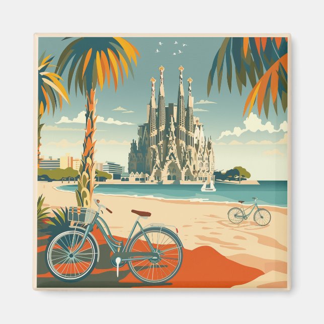 Imã Barcelona, Park Guell, Sagrada Familia, Souvenir (Frente)