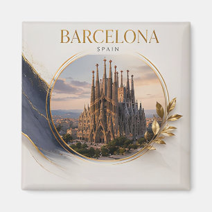 Imã 🌇 Barcelona Sagrada Familia Viagem Espanha 🇪🇸