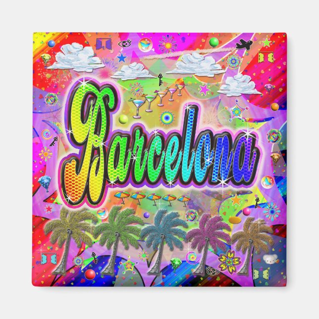 Imã Barcelona Vista Express Ímã (Frente)