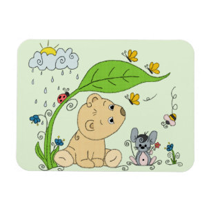 Ímã Bärchen na chuva