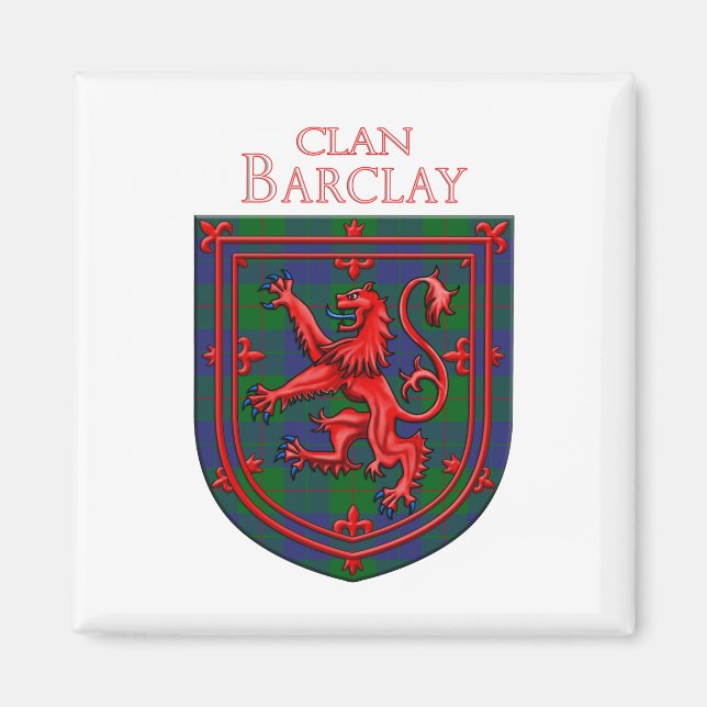 Imã Barclay Hunting Tartan Xadrez Escocesa (Frente)