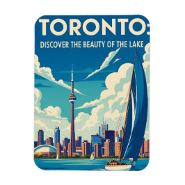 Ímã Barco à vela em Toronto Canadá Viagem