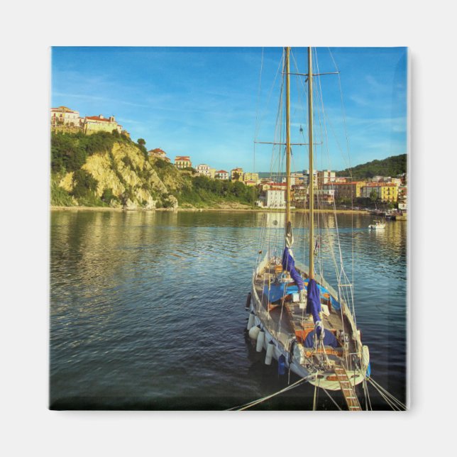 Imã Barco Aproximando-se da orla | Agropoli (Frente)