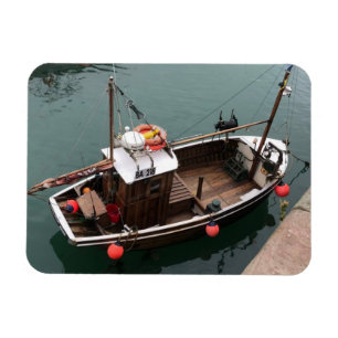 Ímã Barco de Pesca no Porto de Portpatrick, Wigtownshi