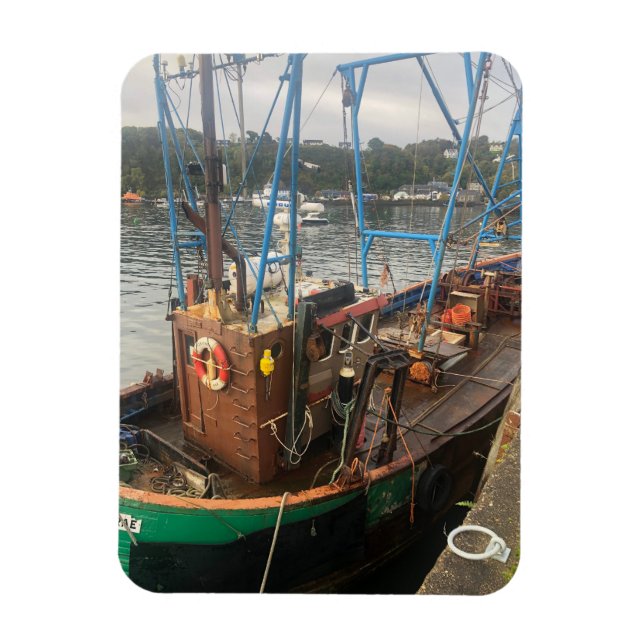 Ímã Barco de Pesca, Tobermory, Ilha de Mull, Escócia (Vertical)