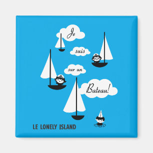 Imã Barco do un do sur dos suis de Je!