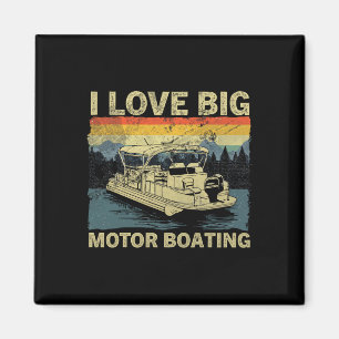 Imã Barco Engraçado Adoro Motobota Grande Barco