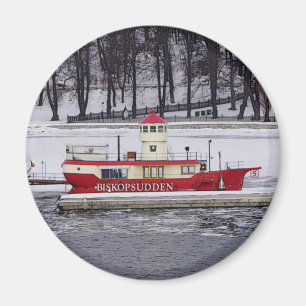 Imã Barco-farol Biskopsudden da suecia de Éstocolmo