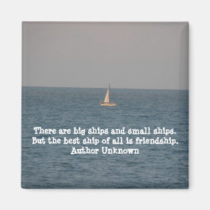 Imã Barco Mar-com em citações da amizade