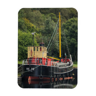 Ímã Barco Vic32 Puffer na bacia do Canal Crinan, Escóc