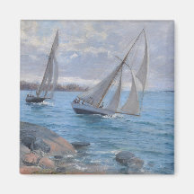 Barcos à vela no rio