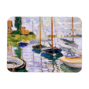 Ímã Barcos à vela no Sena do Petit Claude Monet
