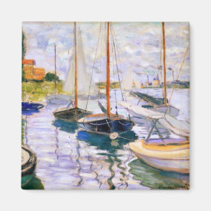 Imã Barcos à vela no Sena em Petit Claude Monet