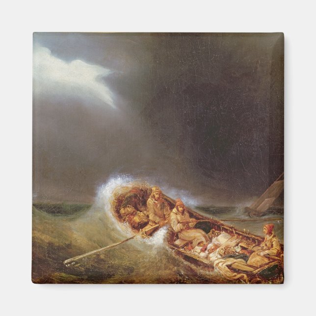 Imã Barcos de Dieppe que regressam da pesca (Frente)