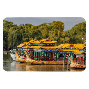 Ímã Barcos de Dragão Turísticos Lago Kunming