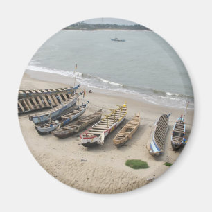Imã Barcos de pesca em Elmina, Ghana