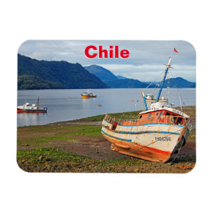 Ímã Barcos de pesca, Hornopiren, Chile