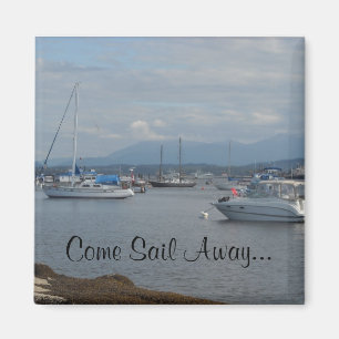 Imã Barcos no Oceano