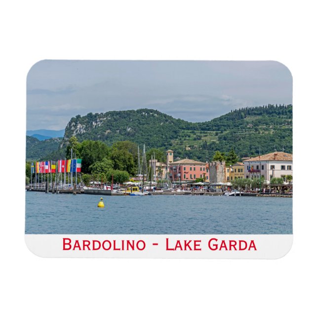 Ímã Bardolino, imã de geladeira do Lago Garda (Horizontal)