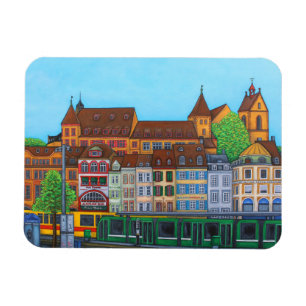Ímã Barfüsserplatz Rendez-vous Magnet por Lisa Lorenz