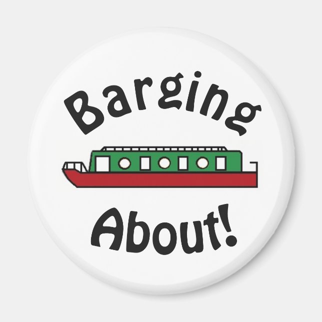 Imã Barging About Barco de Canal (Frente)
