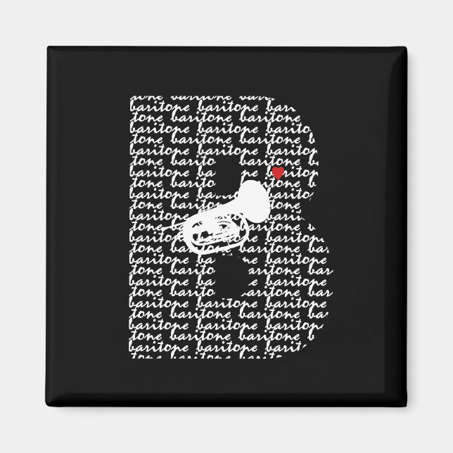 Imã Baritone - Letra B (Frente)