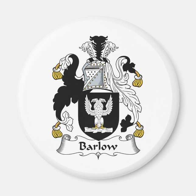 Imã Barlow Family Crest (Frente)