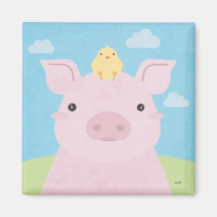 Imã Barn Buddies - Piglet & Pintinho