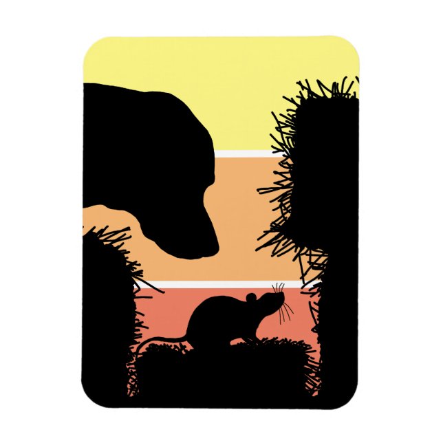 Ímã Barn Hunt Greeting Card for Scent Work Sport Dogs (Vertical)