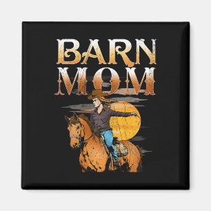 Imã Barn Mamãe I Equestrian Pony Horse Fan