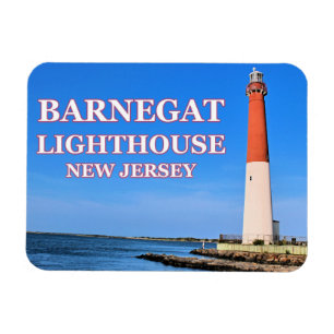 Ímã Barnegat Lighthouse, Imagem Fotográfica de Nova J