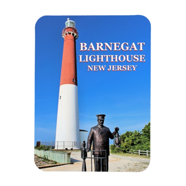Ímã Barnegat Lighthouse, Imagem Fotográfica de Nova Je (Vertical)