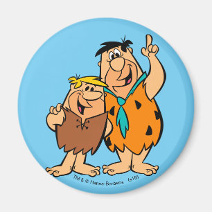 Imã Barney Rubble and Fred Flintstone