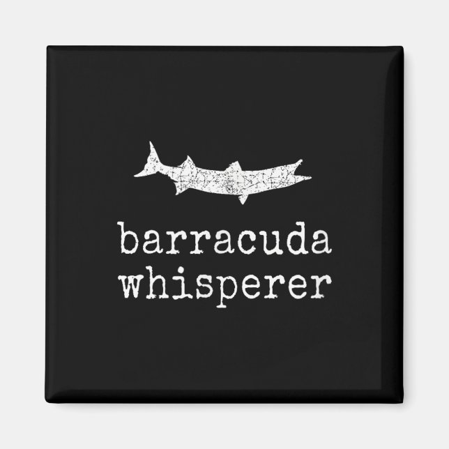 Imã Barracuda Murmurador Barracuda Divertido Pesca  (Frente)