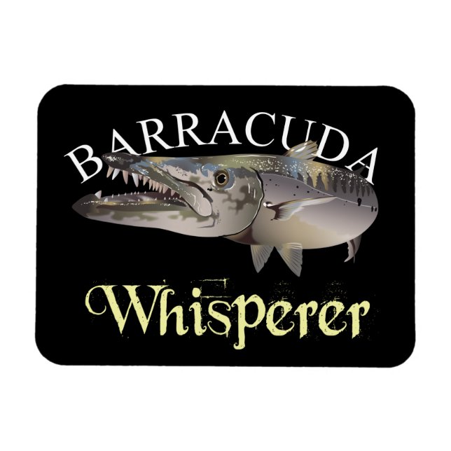 Ímã Barracuda Whisperer - Cor Escura (Horizontal)