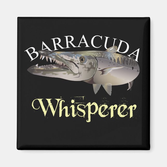 Imã Barracuda Whisperer - Cor Escura (Frente)