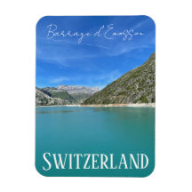 barragem d’Emosson, Suiça, barragem, montanhas