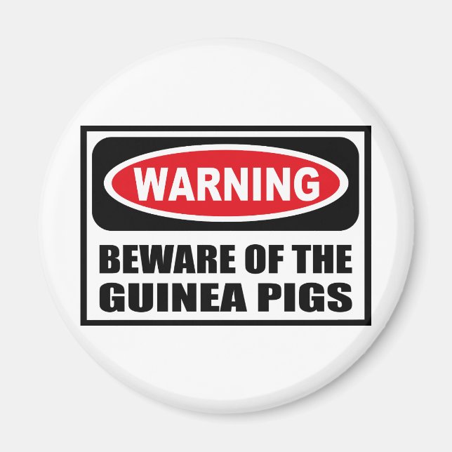 Imã BARRAMENTO DE Atenção DO MÁXIMO DE SUÍNOS DA GUINÉ (Frente)