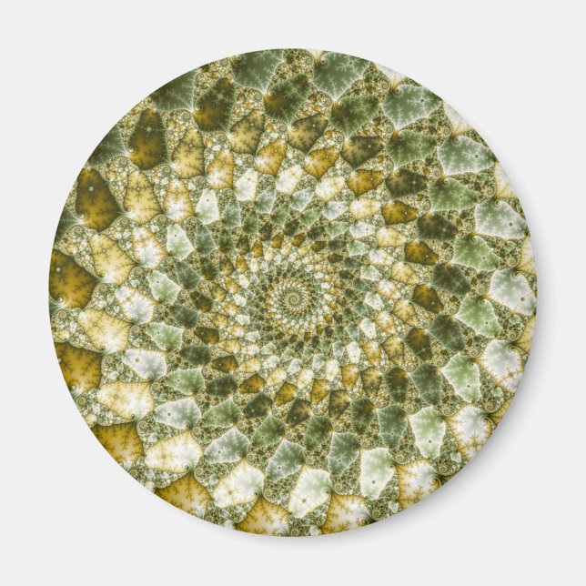 Imã Barras Marmortas - Arte Mandelbrot (Frente)