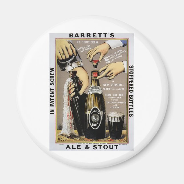 Imã Barretts Ale & Stout (Frente)