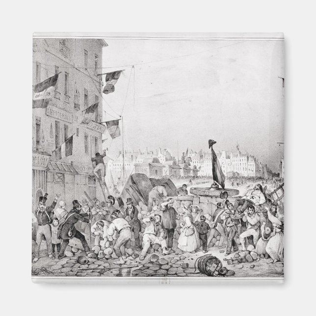 Imã Barricada na Rue Dauphine (Frente)