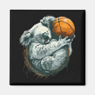 Imã Basbol Animal Art Drawing Koala Basbol Pla
