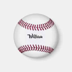 Imã Baseball com Nome Personalizado