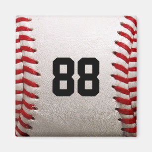 Imã Baseball com número personalizável