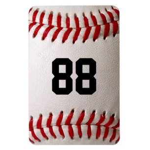 Ímã Baseball com número personalizável