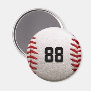 Imã Baseball com número personalizável