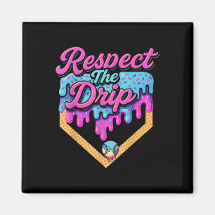 Imã Baseball Drip Boys Home Plate Sorvete Respeite