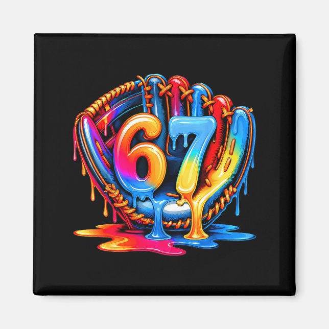 Imã Baseball Drip Ice Cream 67 Baseball Lifestyle 101  (Frente)