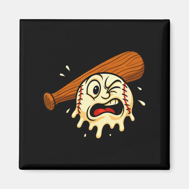 Imã Baseball Drip Team For Boys Ice Cream Cool  (Frente)