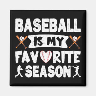Imã Baseball É Minha Época Favorita, Beisebol Engraçad